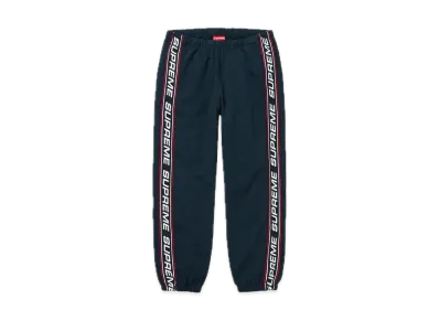 Supreme Text Rib Sweatpant "Navy"