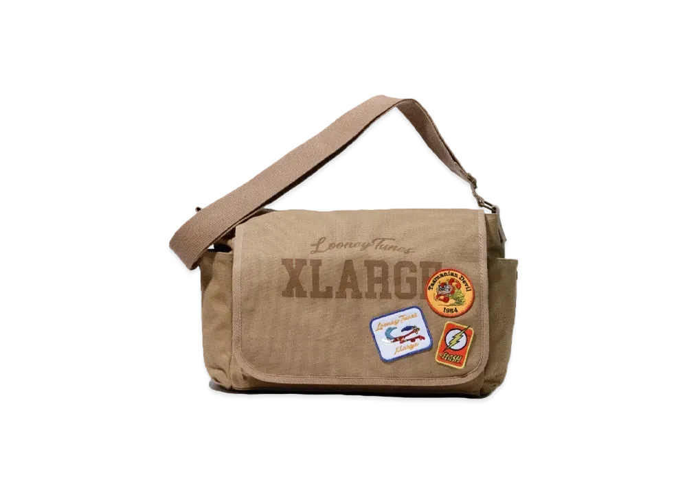 XLARGE x LOONEY TUNES Shoulder Bag "Beige"
