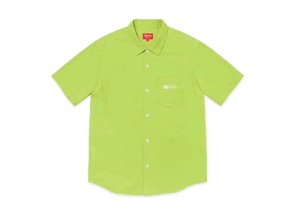 Supreme Invert Denim S/S Shirt "Lime"