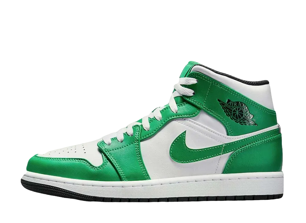 Nike Air Jordan 1 Mid "Lucky Green"