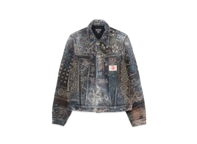 Wildside Yohji Yamamoto x Proleta Re Art Uroboros Denim Jacket Vol.2 "Black"