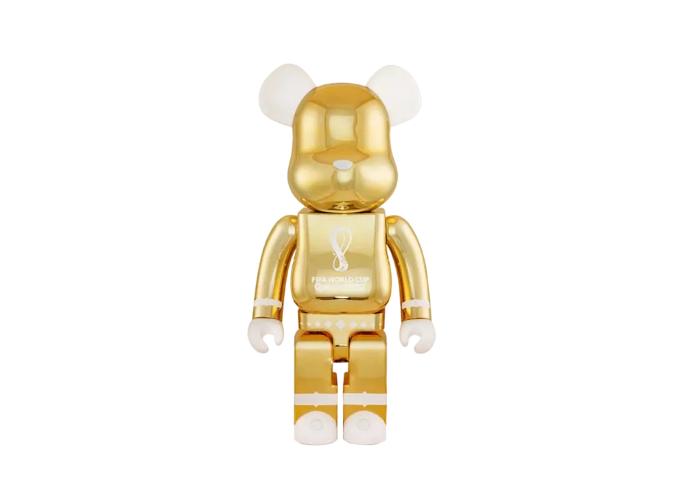 Bearbrick FIFA WORLD CUP QATAR 2022 (TM) OLP GOLD 1000%