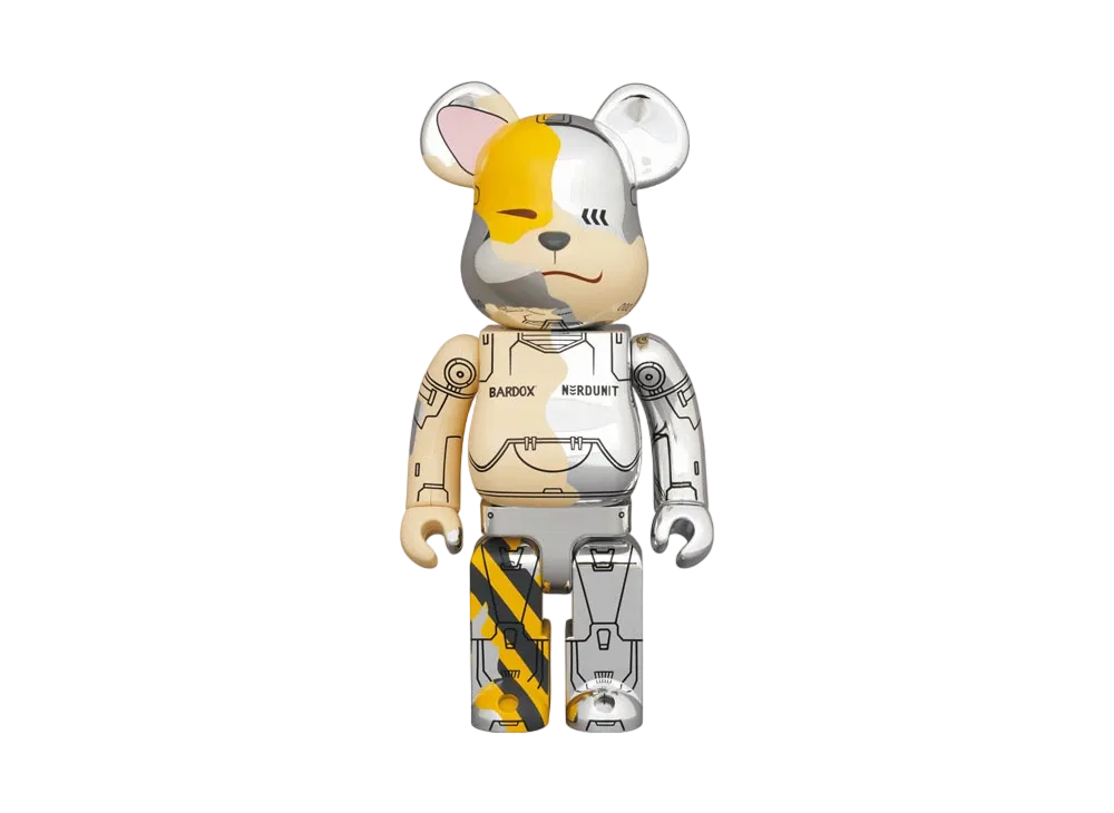 Bearbrick NERDUNIT x BARDOX 1000%