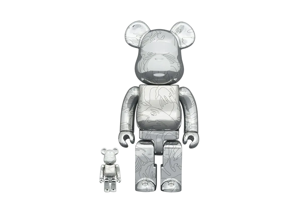 Bearbrick AAPE BY A BATHING APE 10th Anniversary 100% & 400%