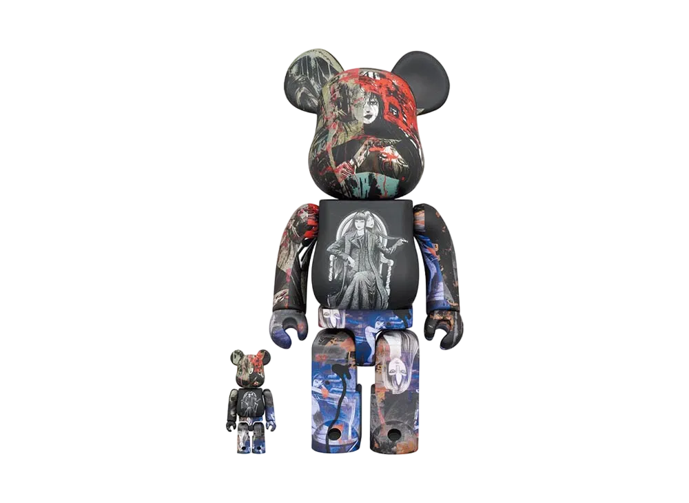 Bearbrick S'YTE x Junji Ito TOMIE 100% & 400%