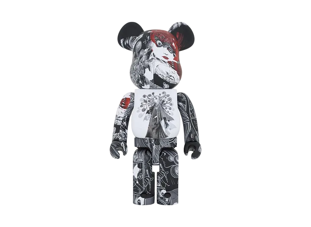 Bearbrick S'YTE x Junji Ito UZUMAKI 1000%