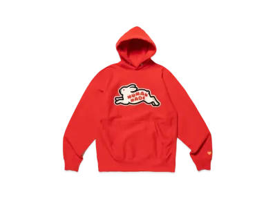 HUMAN MADE Rabbit Heavy Weight Hoodie "Red"