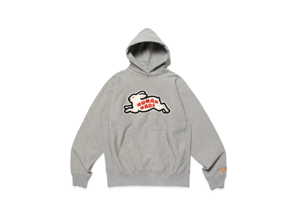HUMAN MADE Rabbit Heavy Weight Hoodie "Gray"