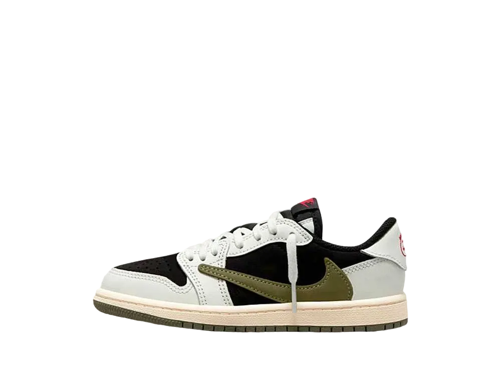 Travis Scott × Nike PS Jordan 1 Low OG SP "Medium Olive"