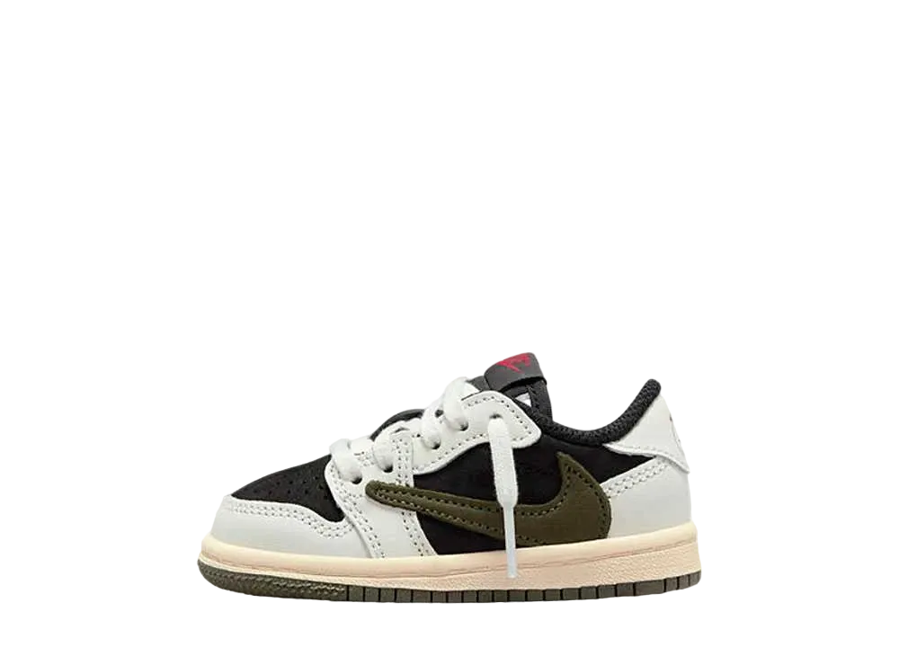 Travis Scott × Nike TD Jordan 1 Low OG "Medium Olive"