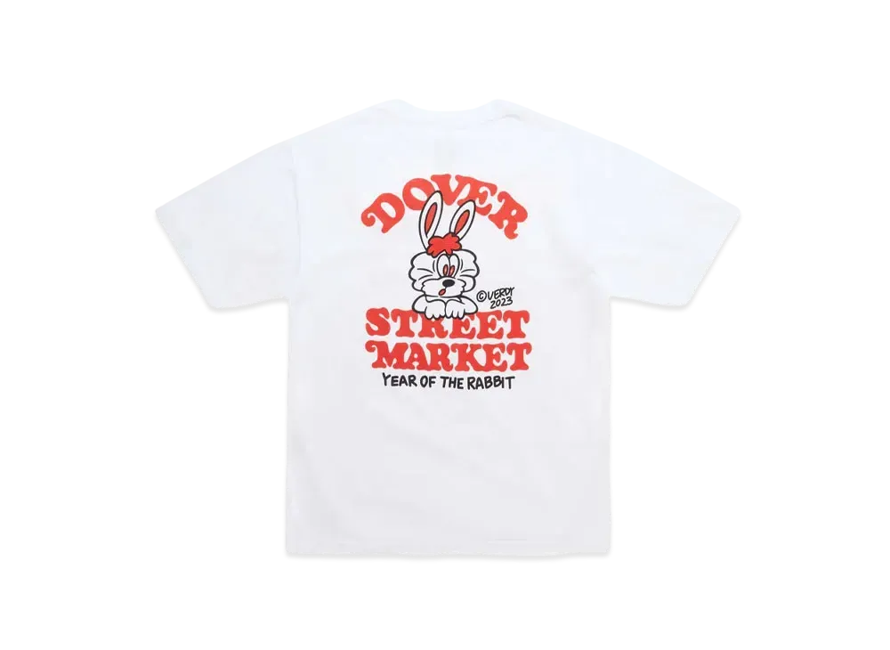 Dover Street Market (DSM) x VERDY Year of the Rabbit T-Shirt "White"