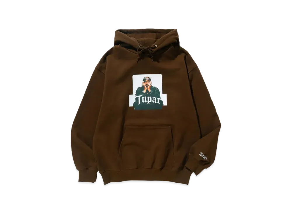 XLARGE x 2Pac Pullover Hooded Sweat "Brown"