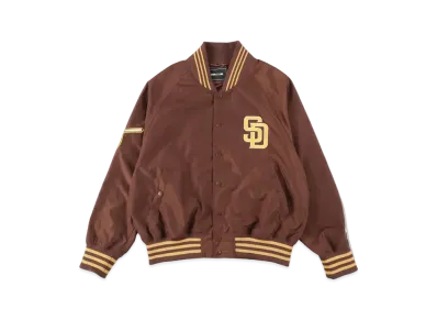 WIND AND SEA x MLB San Diego Padres Satin Blouson "Chesnut"