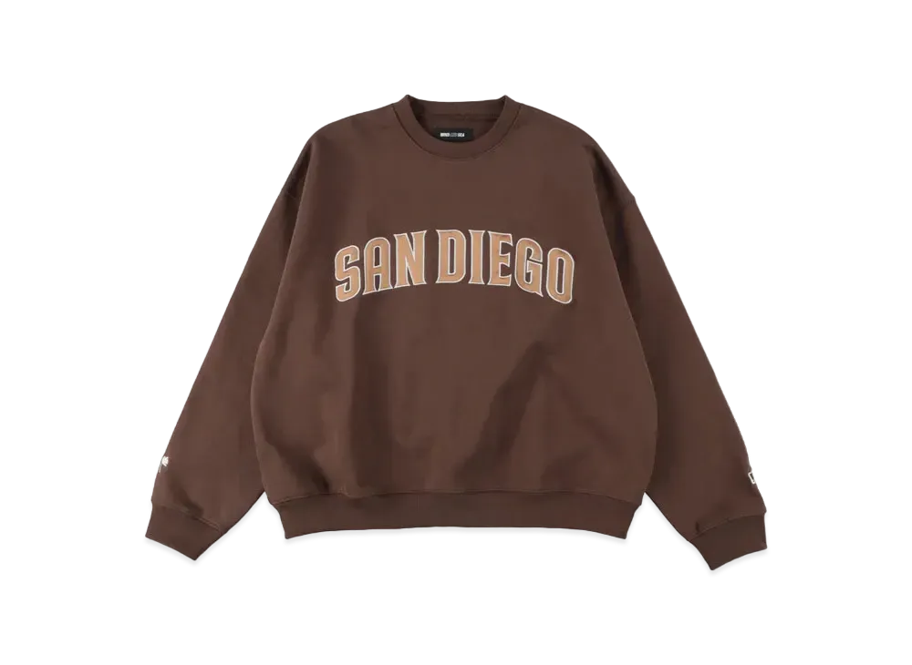 WIND AND SEA x MLB San Diego Padres Crew Neck Sweat "Sea Brown"