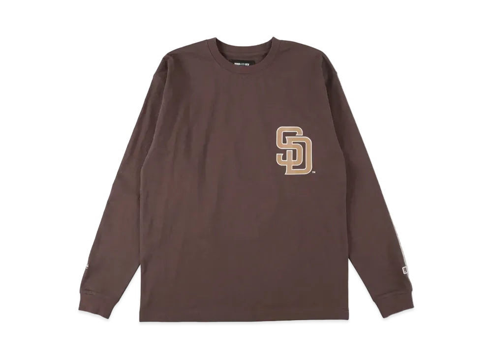WIND AND SEA x MLB San Diego Padres L/S T-shirt "Sea Brown"