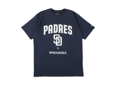 WIND AND SEA x MLB San Diego Padres Logo Tee "Navy"