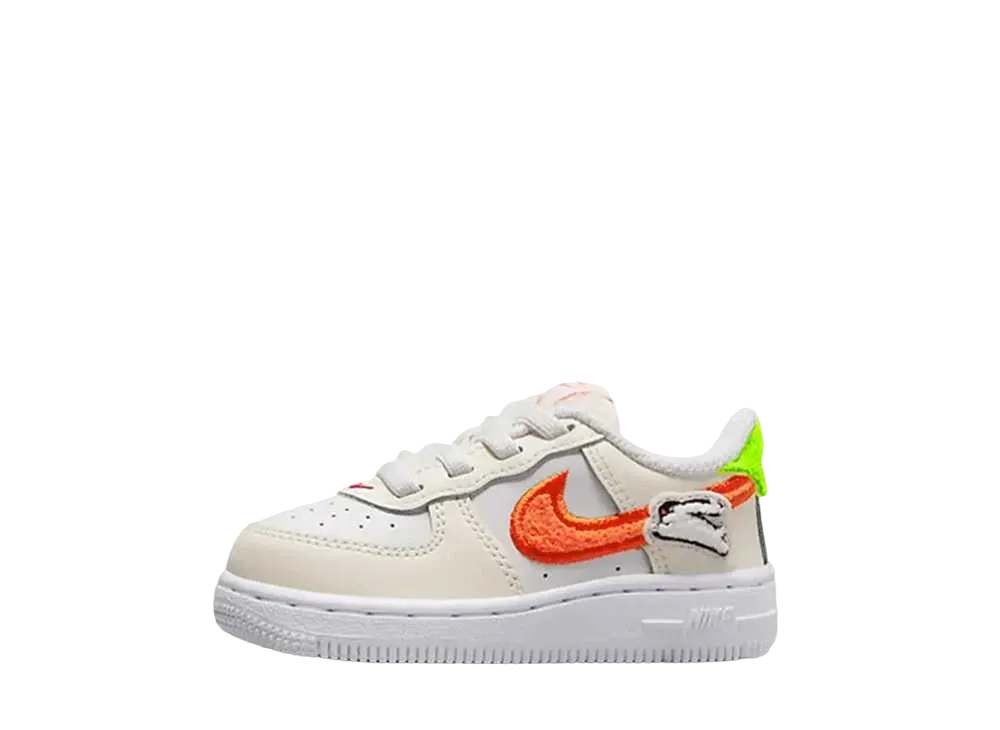 ナイキ TD フォース1 LV8 "セイル/セーフティオレンジ"(キッズ)