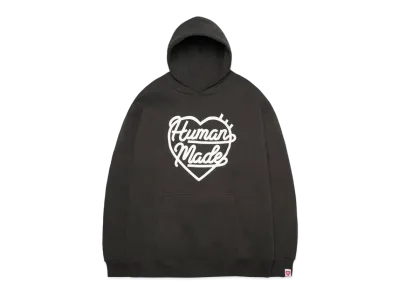 HUMAN MADE HEART SWEAT HOODIE "Black"