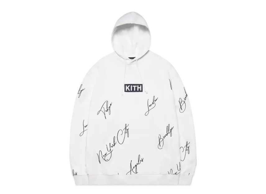 Kith City Script Hoodie Kith City Script Hoodie