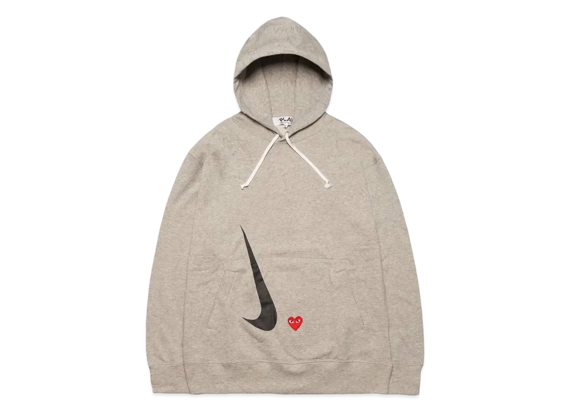ナイキ × CDG プレイ フーディー "グレー"