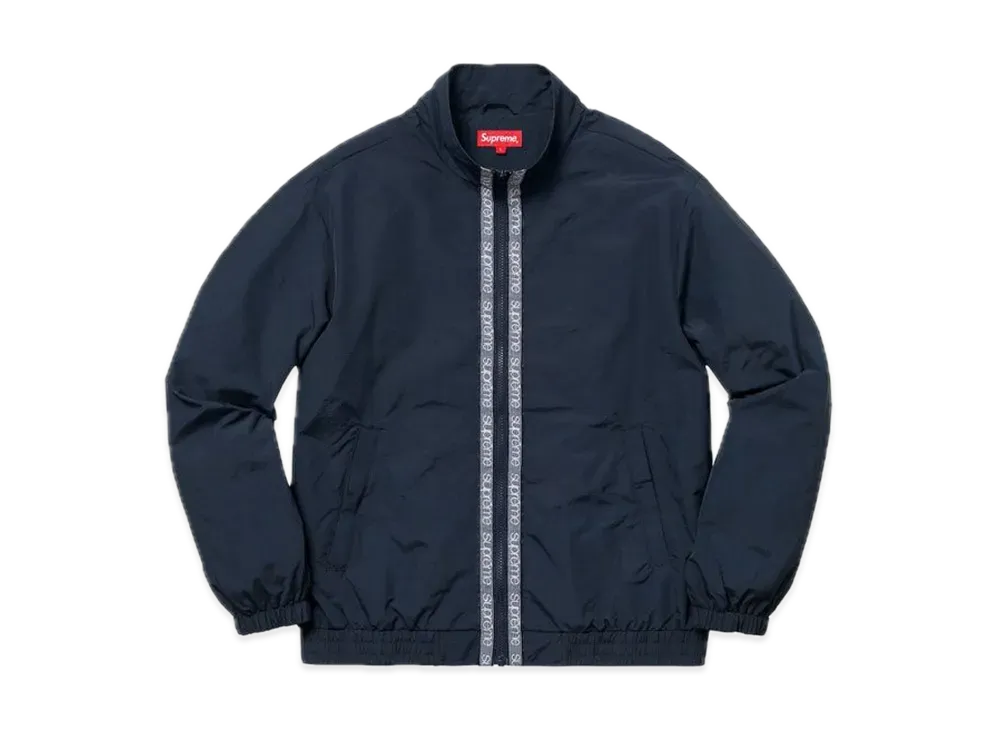 Supreme Classic Logo Taping Track Jacket "Navy"