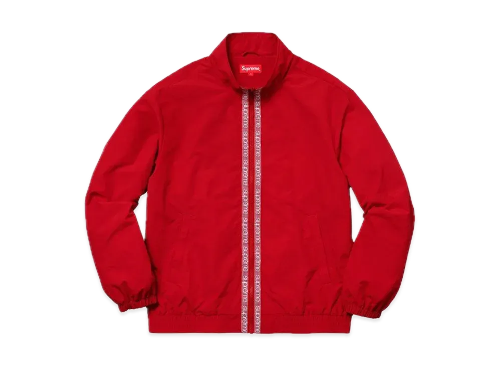 Supreme Classic Logo Taping Track Jacket "Red"
