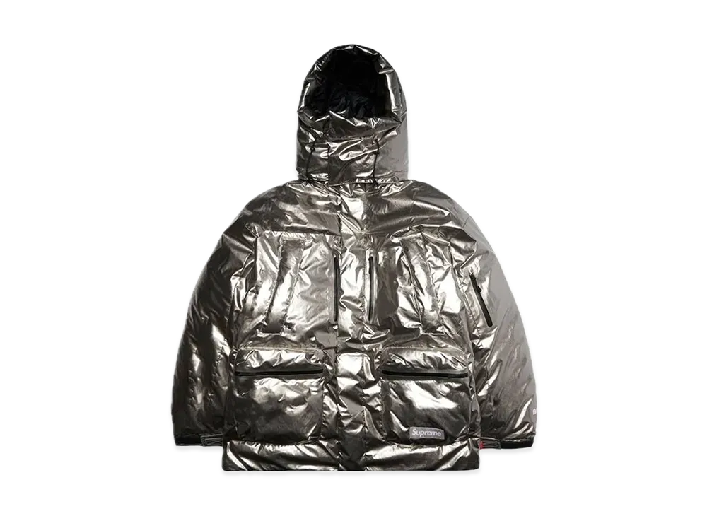 シュプリーム ゴアテックス 700フィル ダウン パーカー "シルバー"