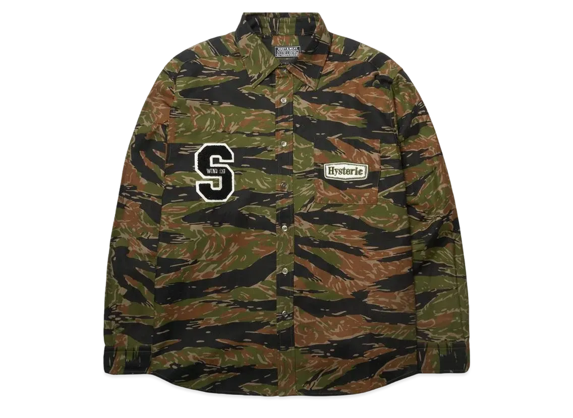 ウィンダンシー x ヒステリックグラマー カモフラージュ シャツ "カモ"