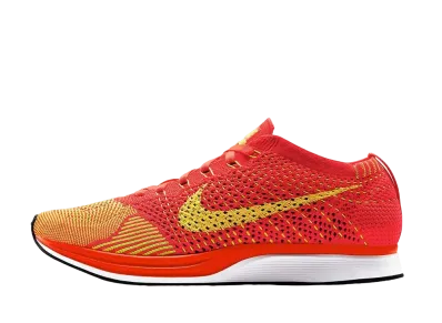 Nike Flyknit Racer "Bright Crimson Volt"