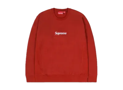 Supreme Box Logo Crewneck Sweatshirt "Rust" (18FW)