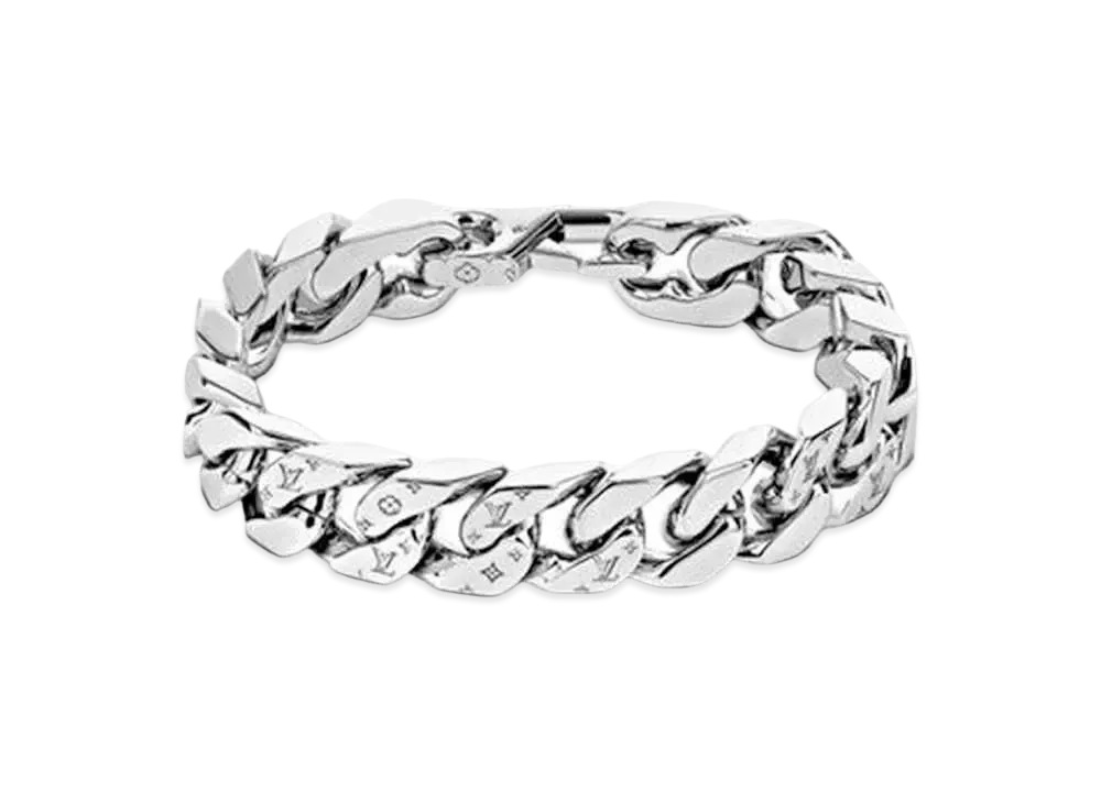 Louis Vuitton LV Chain Links Bracelet "Silver"
