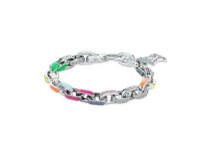 Louis Vuitton Paradise Chain Bracelet "Silver/Multicolor"