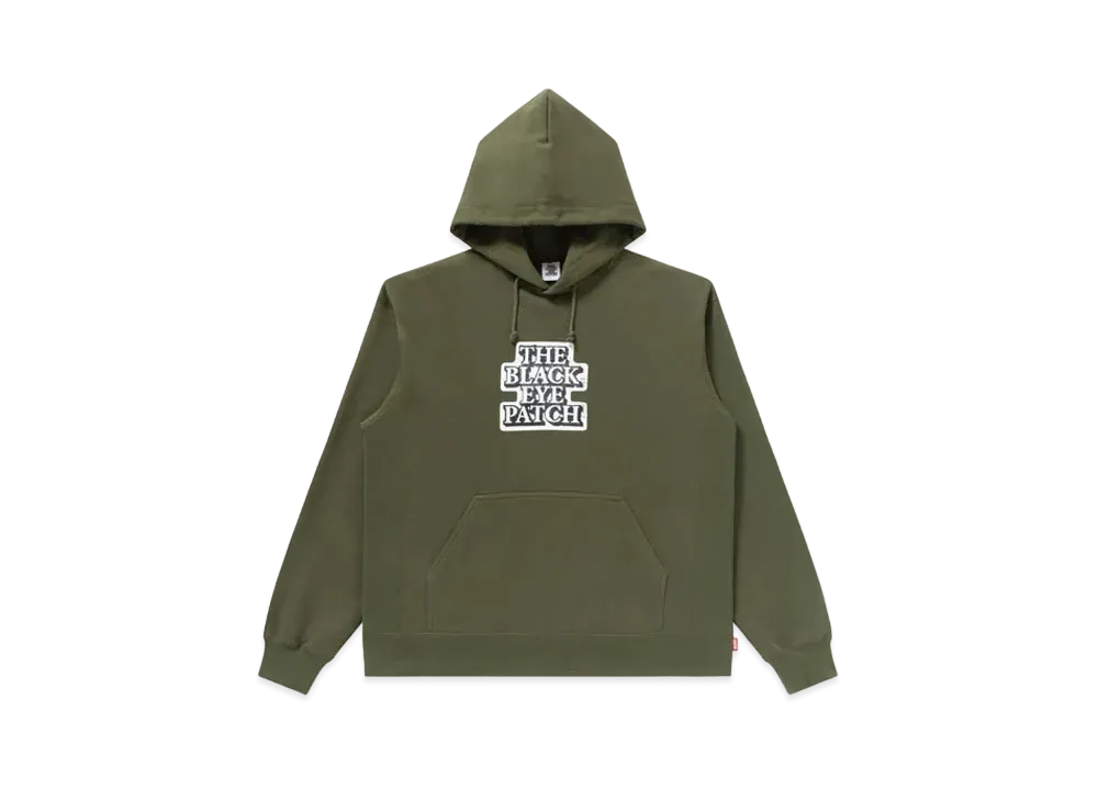 Black Eye Patch OG Label Hoodie "Olive"