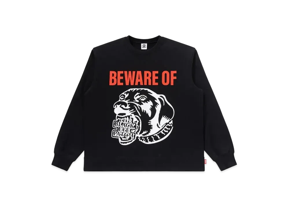 Black Eye Patch Beware Of BEP Crewsweat "Black"
