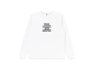 Black Eye Patch OG Label L/S Tee "White"