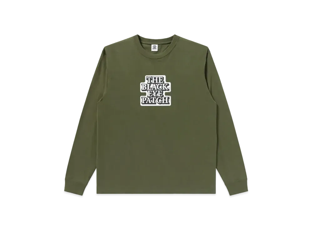 Black Eye Patch OG Label L/S Tee "Olive"