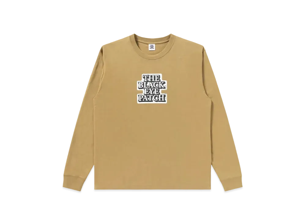 Black Eye Patch OG Label L/S Tee "Sand"