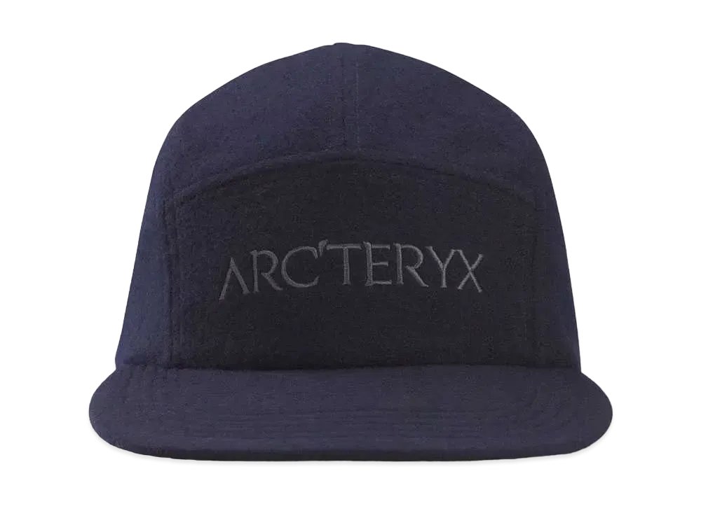ARC'TERYX 5 Panel Wool Ball Cap "Black Sapphire Heather"  X000005086