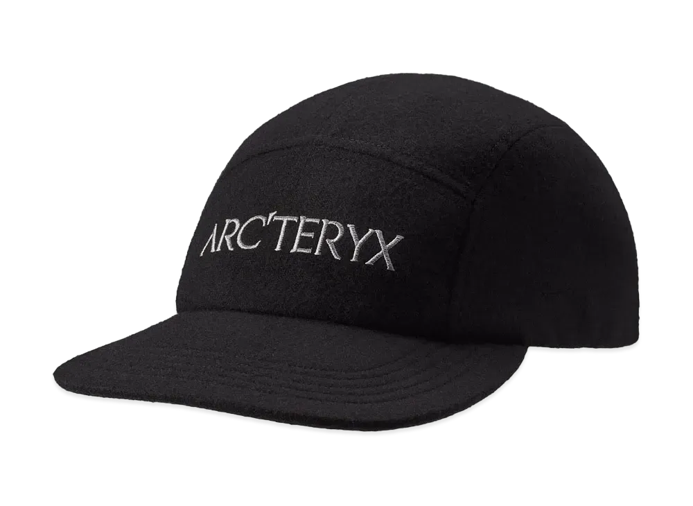 ARC'TERYX 5 Panel Wool Ball Cap "Black Heather" X000005086