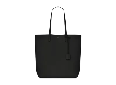 Saint Laurent Shopping Saint Laurent N/S In Supple Leather "Black"