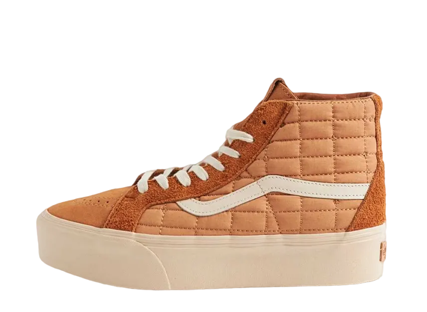 ジョー・フレッシュグッズ × バンズ UA スケートハイ リイッシュー プラットフォーム VLT LX "キャメル"