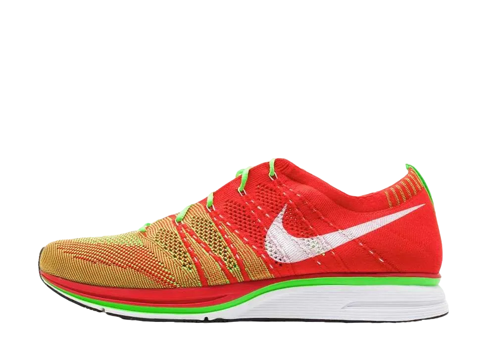 Nike Flyknit Trainer+ "University Red Electric Green"
