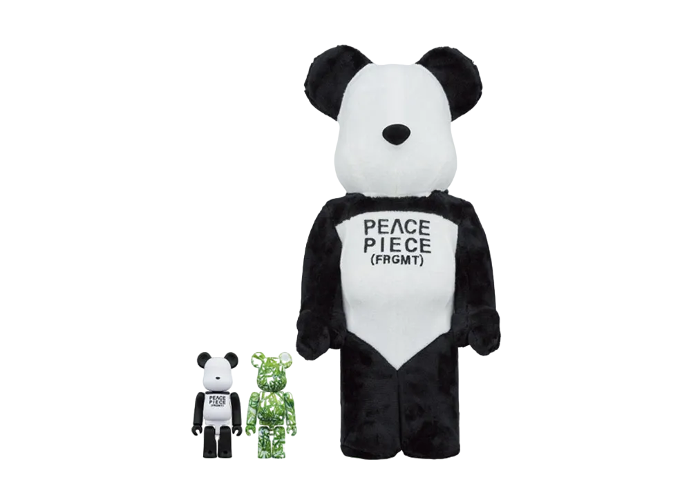 Bearbrick x Fragmentdesign PANDA 100%&400% 3PCS