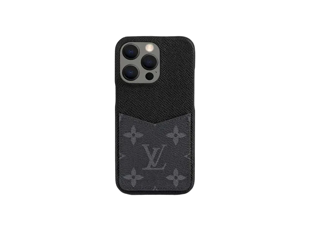 Louis Vuitton iPhone 13 Pro Bumper Monogram Eclipse