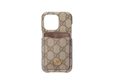 GUCCI Ophidia Case For iPhone 13 Pro "Beige/Ebony"
