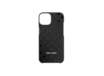 Saint Laurent x A Good Company iPhone 14 Star Vegetal Case "Black Stars"