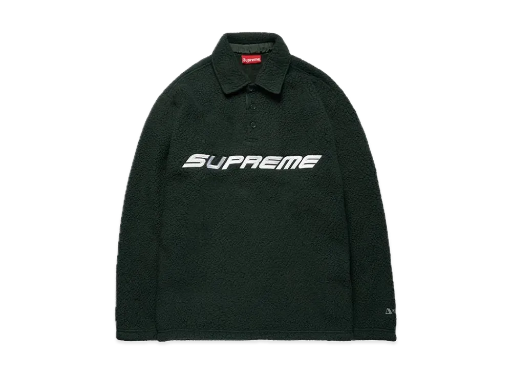Supreme Polartec L/S Polo "Dark Green"
