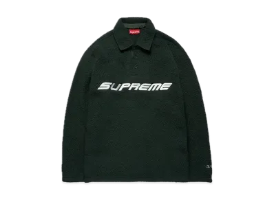 Supreme Polartec L/S Polo "Dark Green"