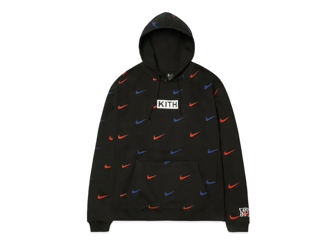 KITH Nike for New York Knicks AOP Hoodie "Black"