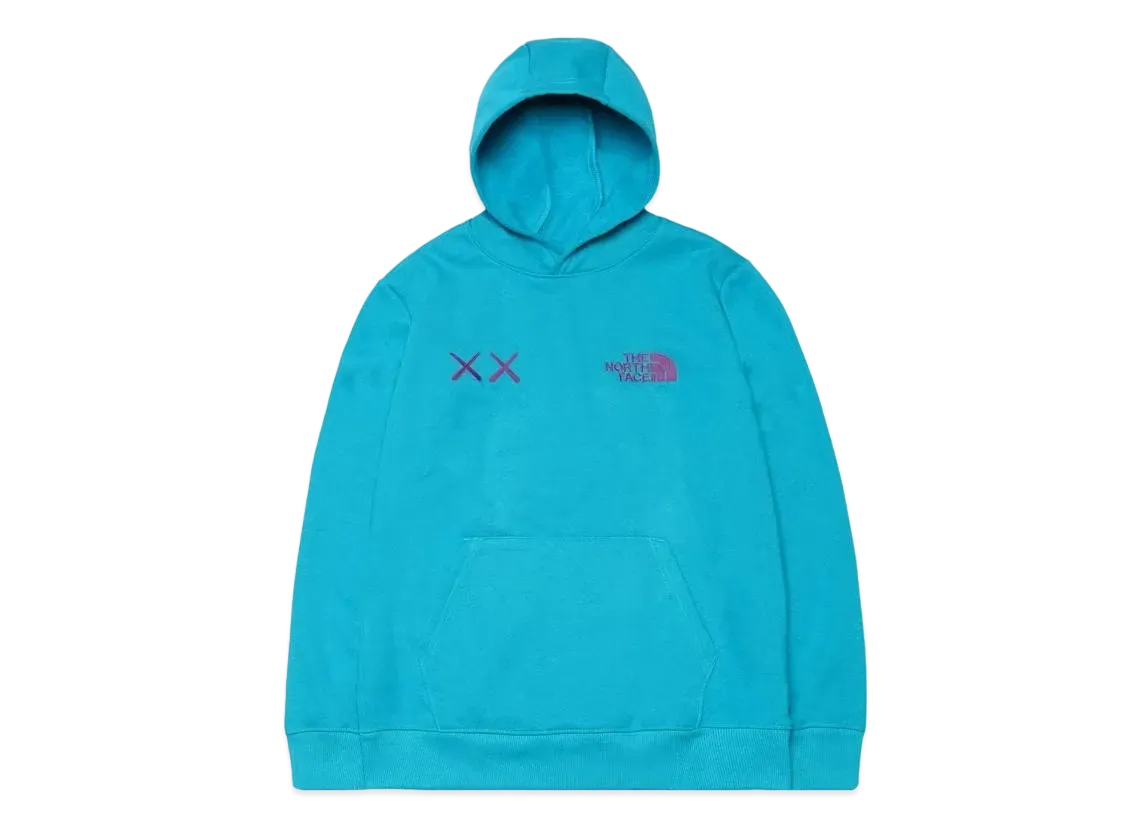 The North Face Kaws Hoodie "Blue Purple"